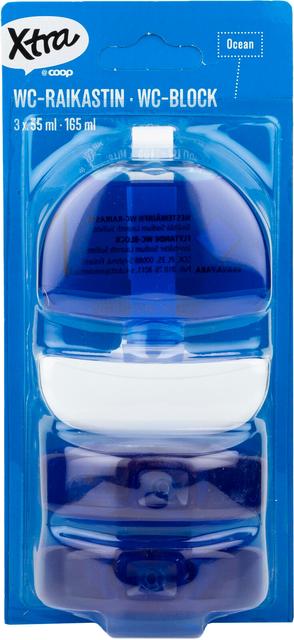 Xtra wc-raikastin Ocean 3 x 55 ml