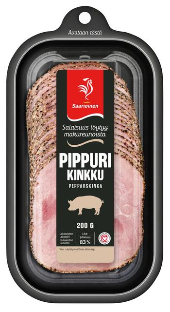 Saarioinen Pippurikinkku limiviipale, kokolihatuote 200g