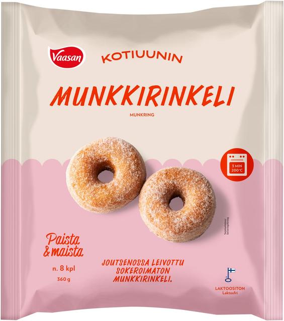 Vaasan Kotiuunin Munkkirinkeli 8x45g pakaste