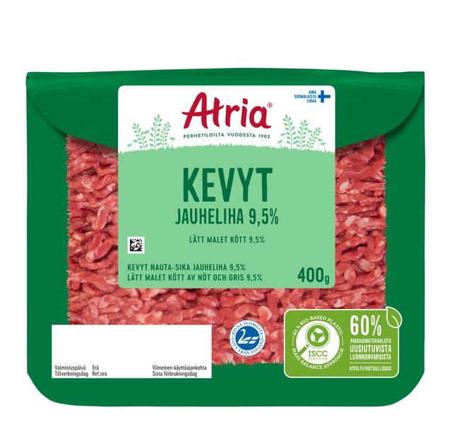 Atria Kevyt Jauheliha 9,5% 400g