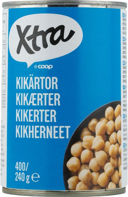 Xtra kikherneet 400/240 g