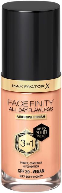 Max Factor Facefinity All Day Flawless Foundation 30 ml, 77 Soft Honey