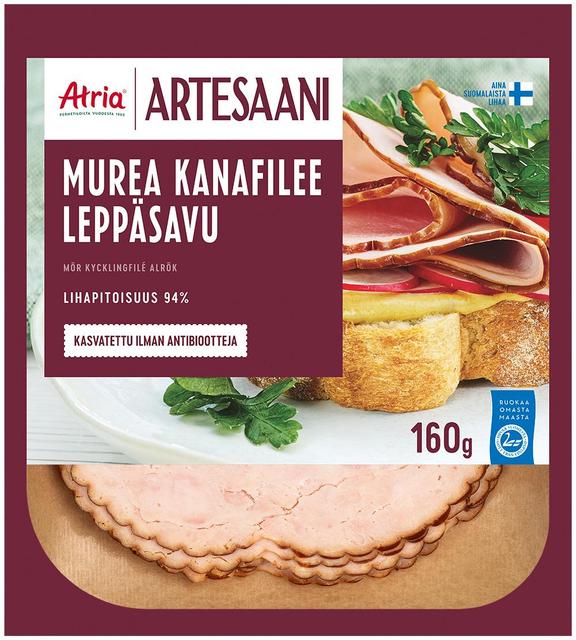 Atria Artesaani Murea Kanafilee Leppäsavu 160g