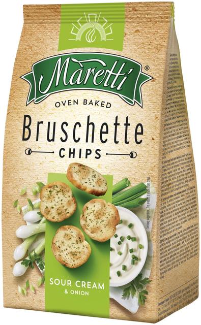 Maretti bruschetta-krõpsud hapukoore ja sibulaga 70g