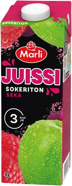 Marli Juissi sokeriton Sekamehujuoma 1 L