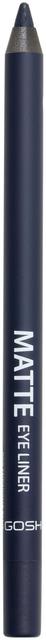 Gosh Matte Eye Liner 009 Midnight Blue -silmänrajauskynä 1,2g