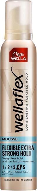 Wella Wellaflex Mousse Flexible Extra Strong Hold 4 muotovaahto 200 ml