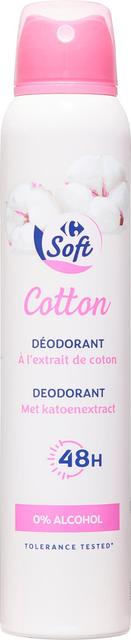 Carrefour Soft Cotton deo spray deodorantti 200 ml