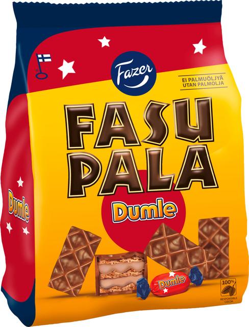 Fazer Fasupala Dumle vohveli 199g