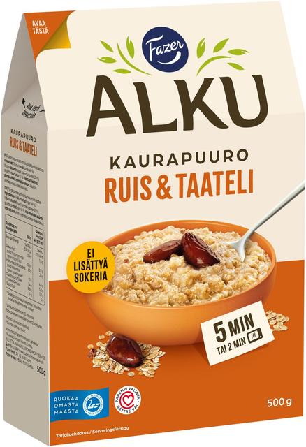 Fazer Alku Ruis & taateli kaurapuuro 500 g