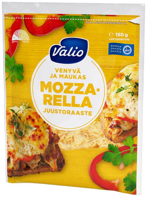 Valio mozzarella e150 g raaste