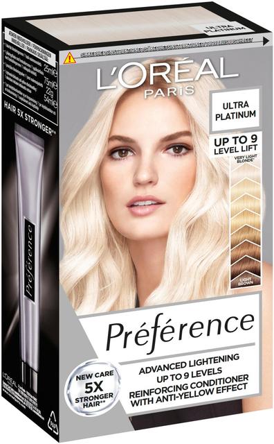 L'Oréal Paris Preference Le Blonding Ultra Platinum 9 asteen ultravoimakas vaalennus 1kpl