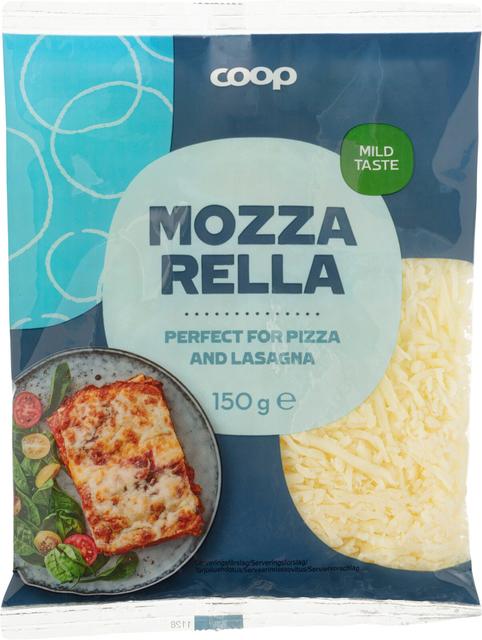 Coop mozzarella juustoraaste 150 g