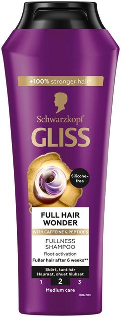 Schwarzkopf Gliss  Full Hair Wonder Shampoo 250ml