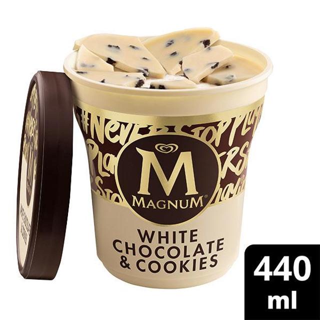 Magnum White Chocolate & Cookies Jäätelö 440ml/300g