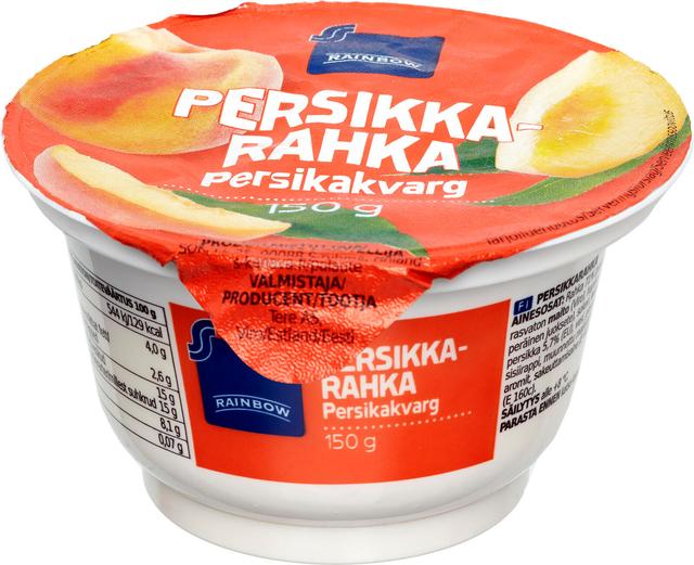 Rainbow 150g persikkarahka 4%