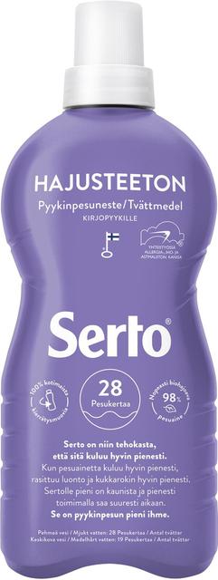 Serto Hajusteeton Pyykinpesuneste 750 ml