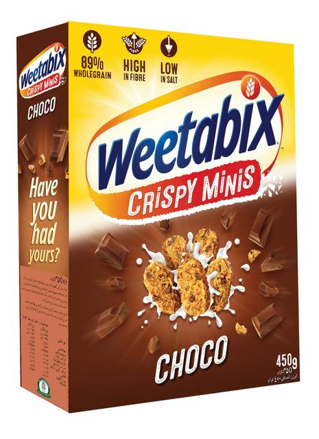 Weetabix Minis 450 g suklaa vehnä minimuroke