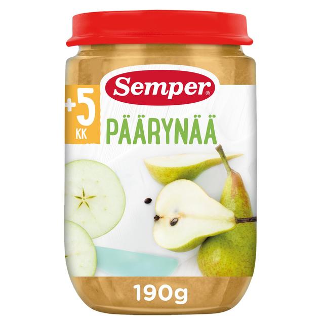 Semper Päärynää & omenaa 5kk hedelmäsose 190g