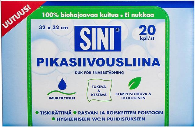 Sini 20 kpl pikasiivousliina