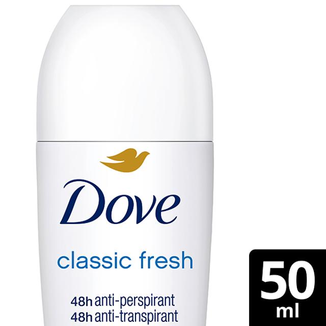 Dove 48h Classic Antiperspirantti Deodorantti Roll-on  50 ML