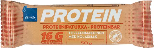 Rainbow proteiinipatukka toffee 50 g