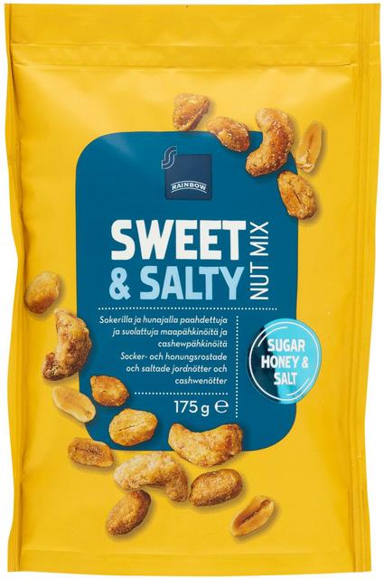 Rainbow Nut Mix Sweet & Salty pähkinäsekoitus 175 g