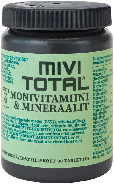 Mivitotal Monivitamiini&mineraalit 90tabl