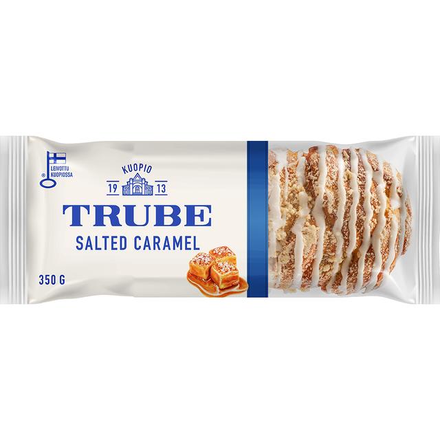 Trube Salted Caramel -täytepitko 350 g suolakaramellitäytteinen pullapitko