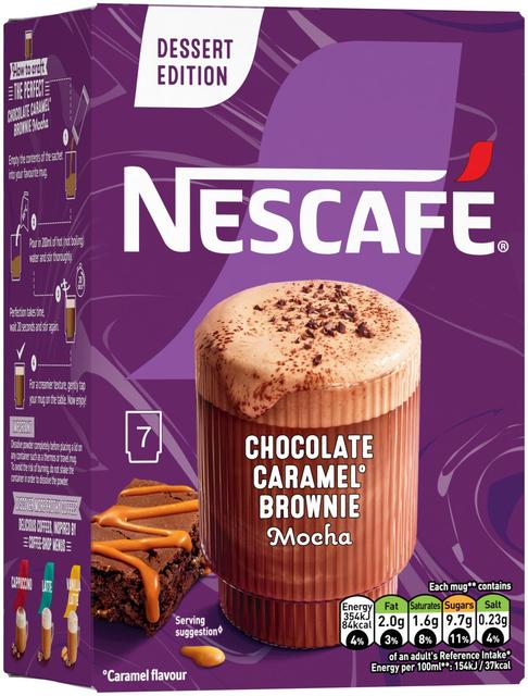 Nescafé Gold Chocolate Brownie Caramel 149,8g erikoispikakahvi