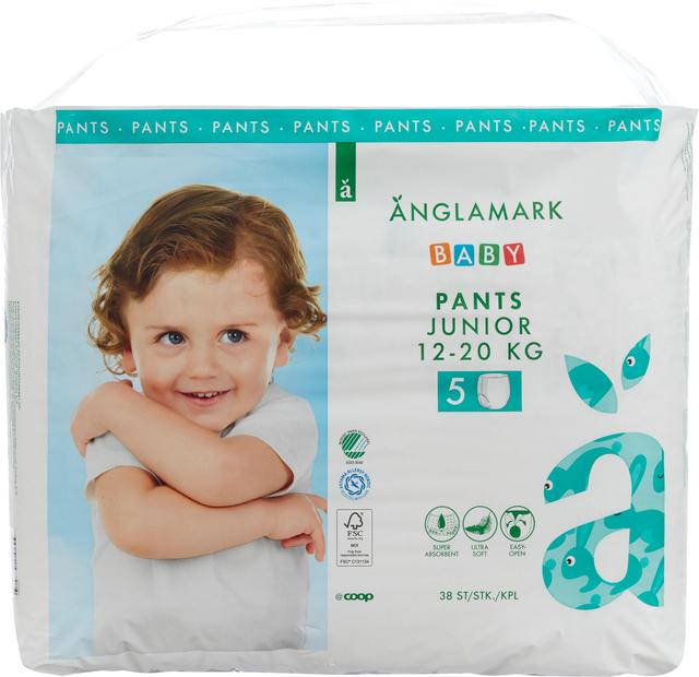 Änglamark Baby housuvaippa 5 junior 12-20 kg 38 kpl