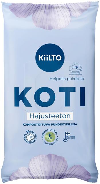 Kiilto Koti yleispuhdistusliina Hajusteeton 36 kpl