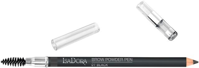 IsaDora Brown Powder Pen Kulmakynä 01 Black