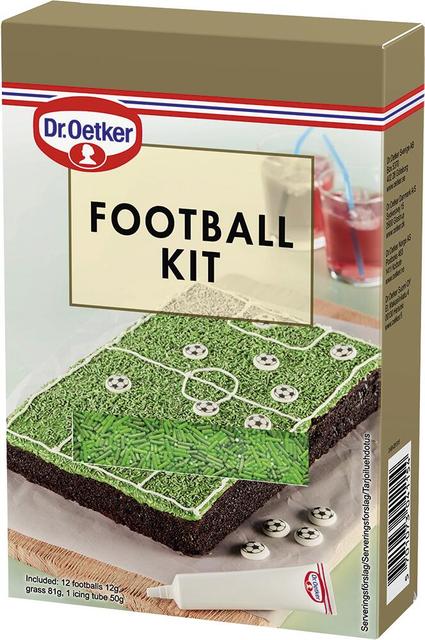 Dr. Oetker Football kit -koristelusetti 135g