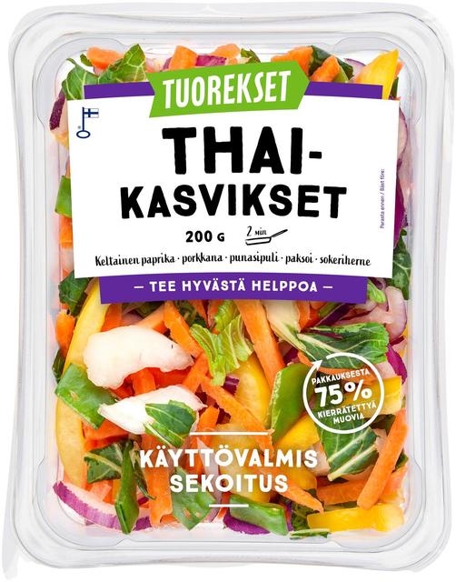 Tuorekset Thai-kasvikset 200 G