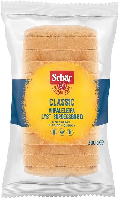 Schär 300g Classic Vaalea viipaleleipä gluteeniton