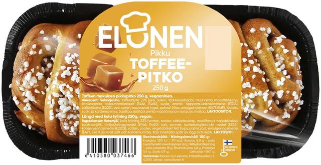 Elonen Pikku Toffeepitko 250g vegaaninen