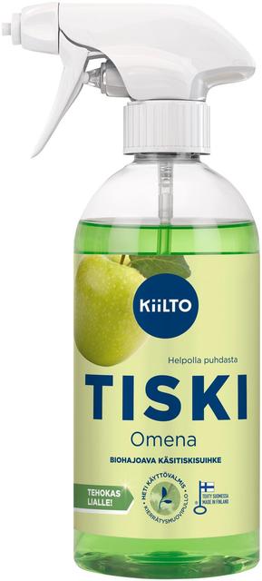 Kiilto biohajoava suihkutettava käsitiskiaine Omena 475 ml