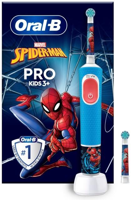 Oral-B Sähköhammasharja Vitality Pro Kids Spider-Man Braun-tekniikalla