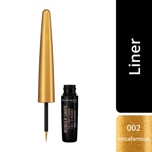 Rimmel Wonder'Swipe 2-in-1 Eyeliner to Shadow 002 Instafamous -silmänrajauskynä 1,7 ml