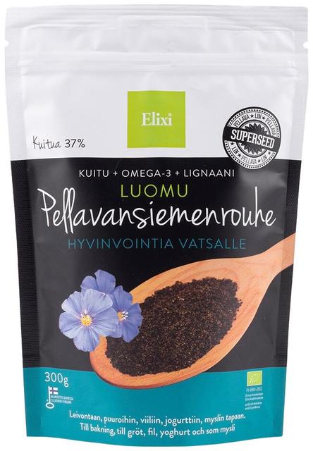 Elixi Luomu Pellavansiemenrouhe 300g