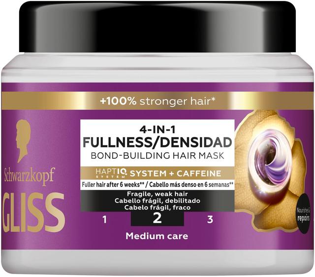 Schwarzkopf Gliss 4-in-1 Fullness Bond-Building Hair Mask 400ml