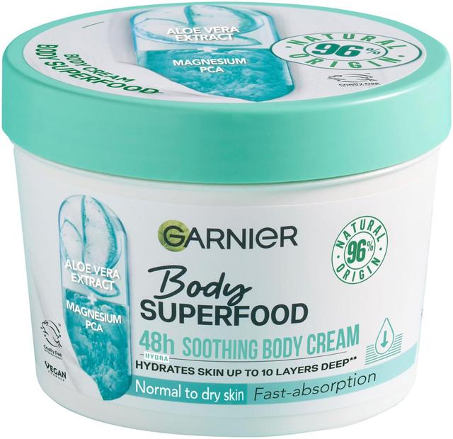 Garnier Body Superfood Aloe vartalovoide kuivalle iholle 380ml