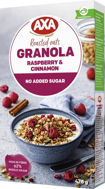 AXA Roasted Oats Great Raspberry & Cinnamon 475g