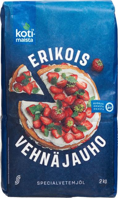 Kotimaista erikoisvehnäjauho 2 kg