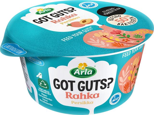 Arla Got Guts? rahka persikka 150g laktoositon