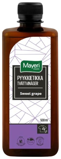 Mayeri Organic pyykkietikka Sweet Grape 500ml