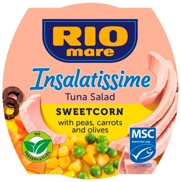 Rio Mare Insalatissime MSC tonnikala valmissalaatti maissilla 160g