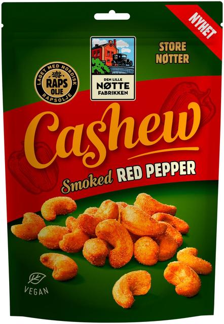 Den Lille Nøttefabrikken Smoked Red Pepper Cashew 150g