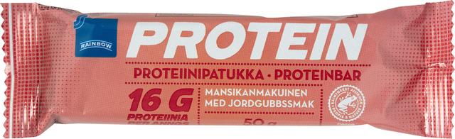 Rainbow proteiinipatukka mansikka 50 g